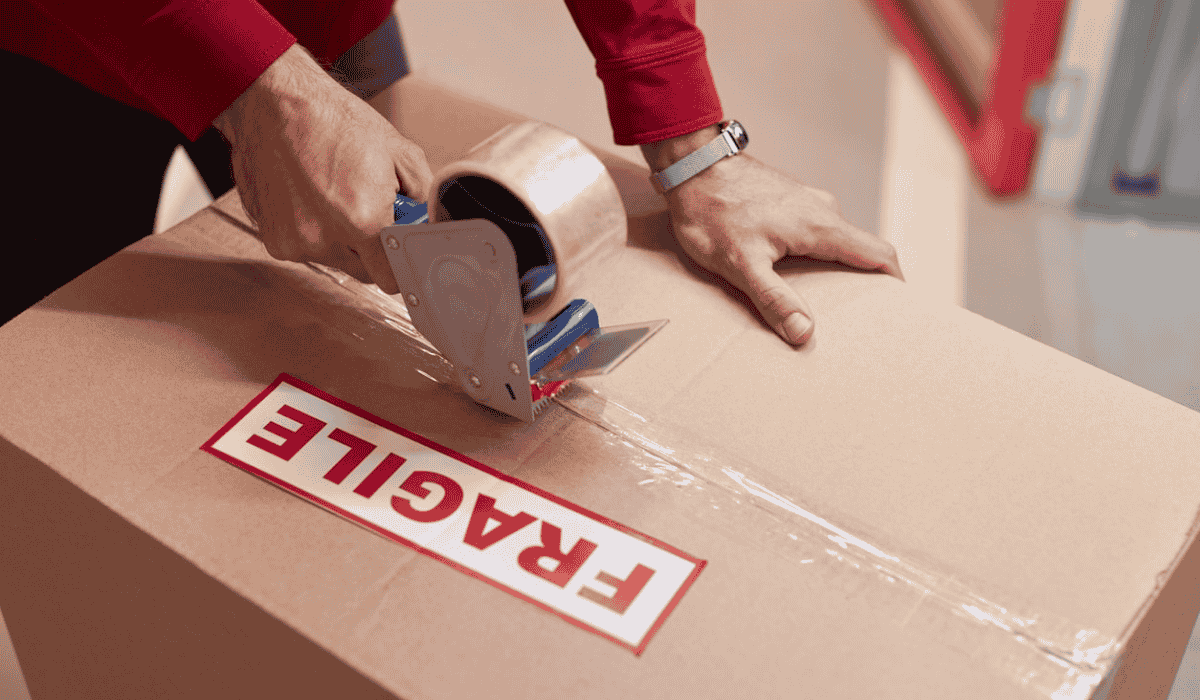 Professional home moving packaging services protecting fragile household items
