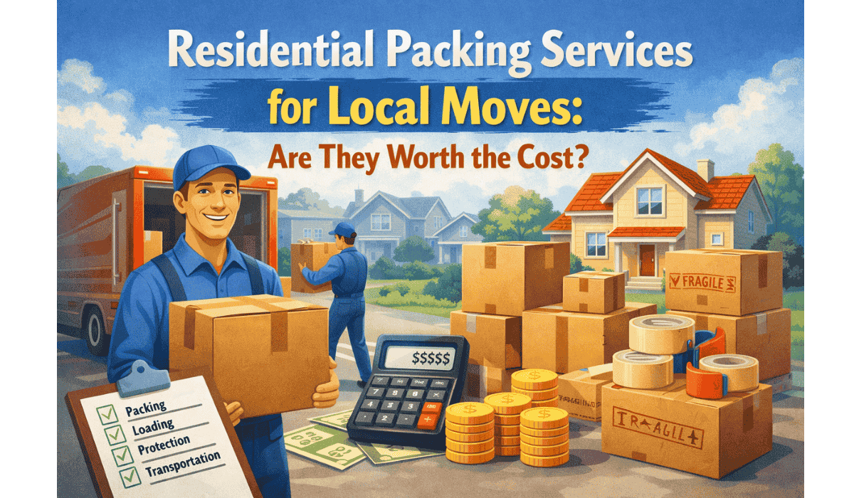 Residential packing services for local moves ensuring safe and efficient packing
