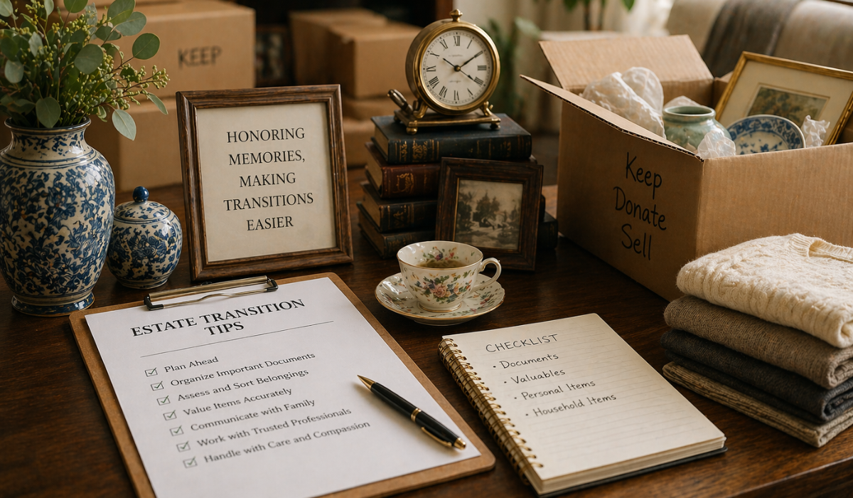 Estate Transition Tips by The Perfect Piece Estate Liquidators