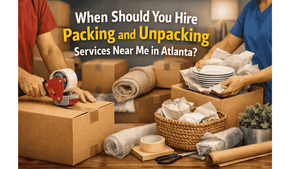 Professional packing services for residential moves