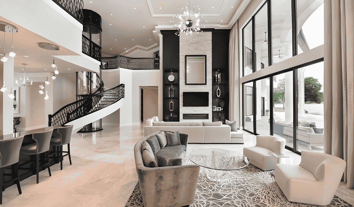 Luxury real estate services showcasing a premium property with refined design 
