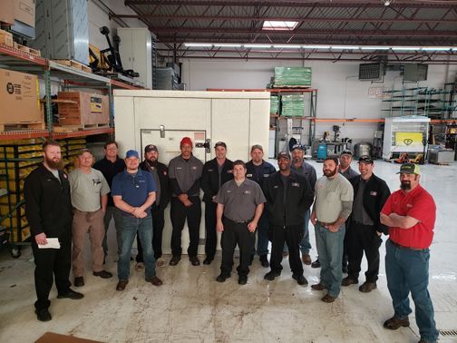 April 2019 CSI / St. Louis Host Kolpak Walk In Cooler Training