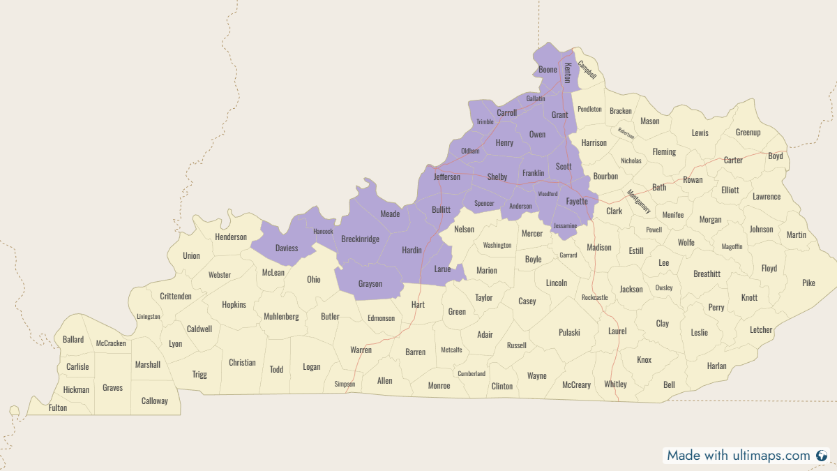 Kentucky Service Areas