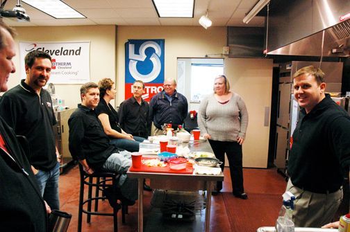 December, 2011 Kain McArthur hosts an equipment training day in theTest Kitchen at CSI