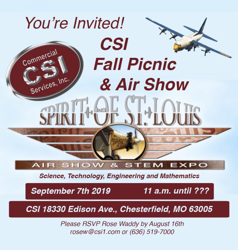 September 2019 CSI Picnic and Airshow