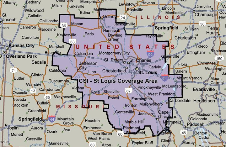 St Louis Service Areas