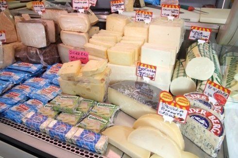 vendita di formaggi