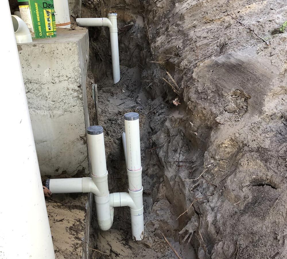 Installing Plumbing Drainage Pipes