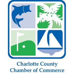 The logo for the charlotte county chamber of commerce