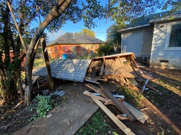 Wood Junk from demolished property