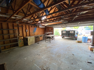 Wood debris and small bits junk