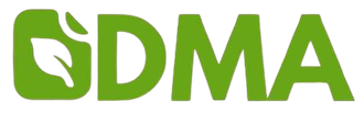 Un logo sdma vert sur fond blanc