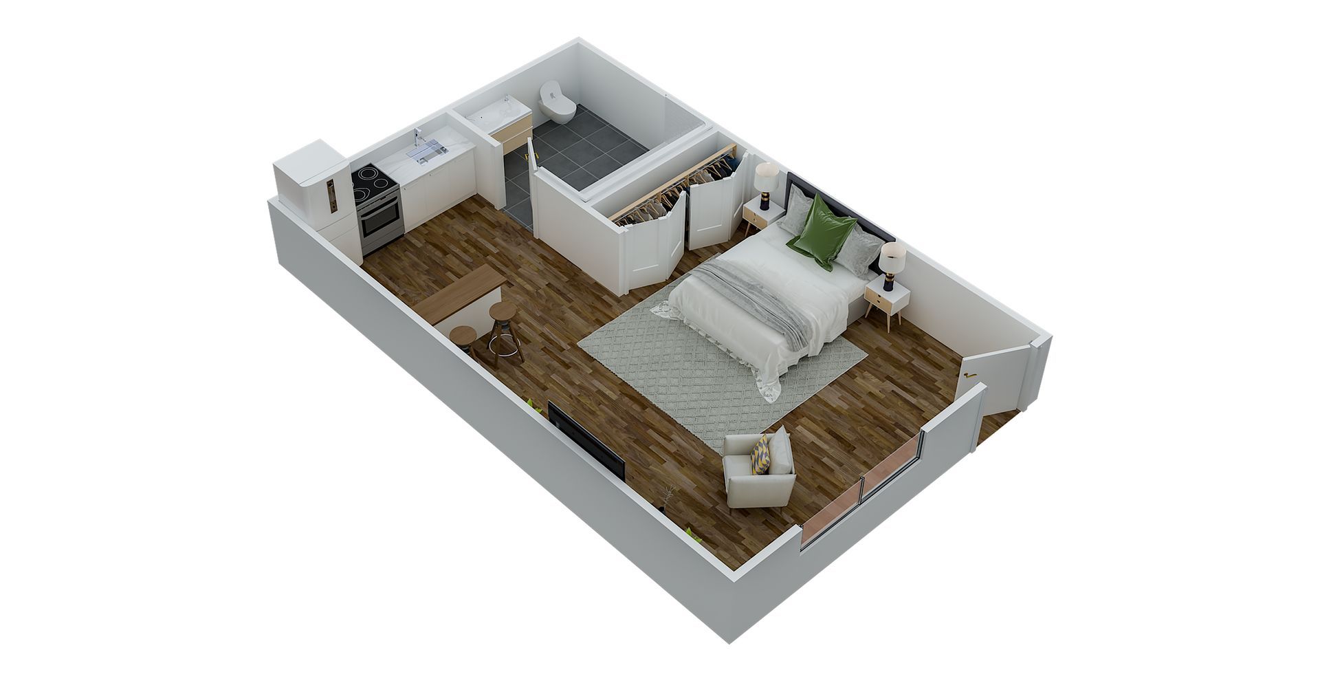 Studio floor plan