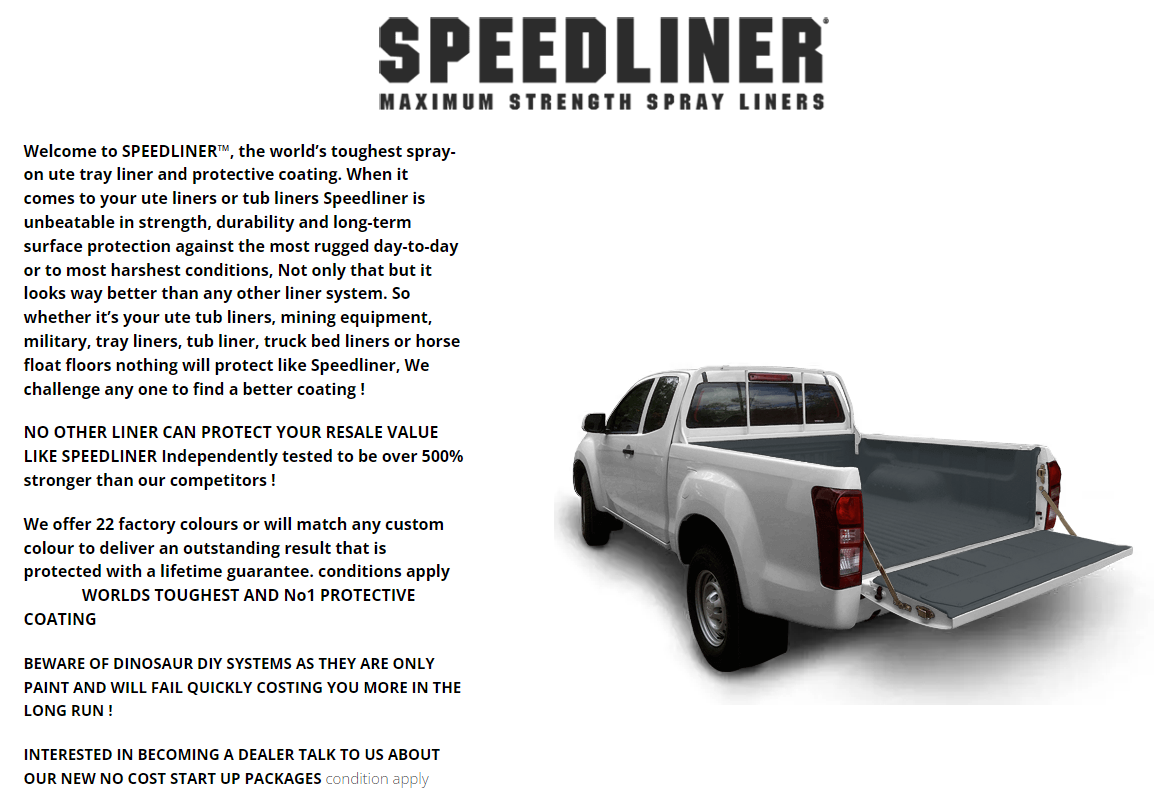 Speedliner text 1