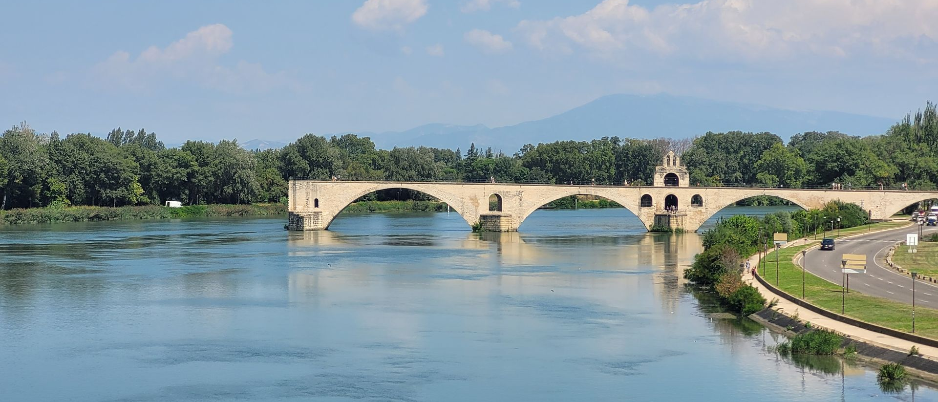 Brücke in Südfrankreich, Radreise