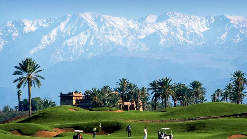 Golfplatz in Marrakesch, Marokko