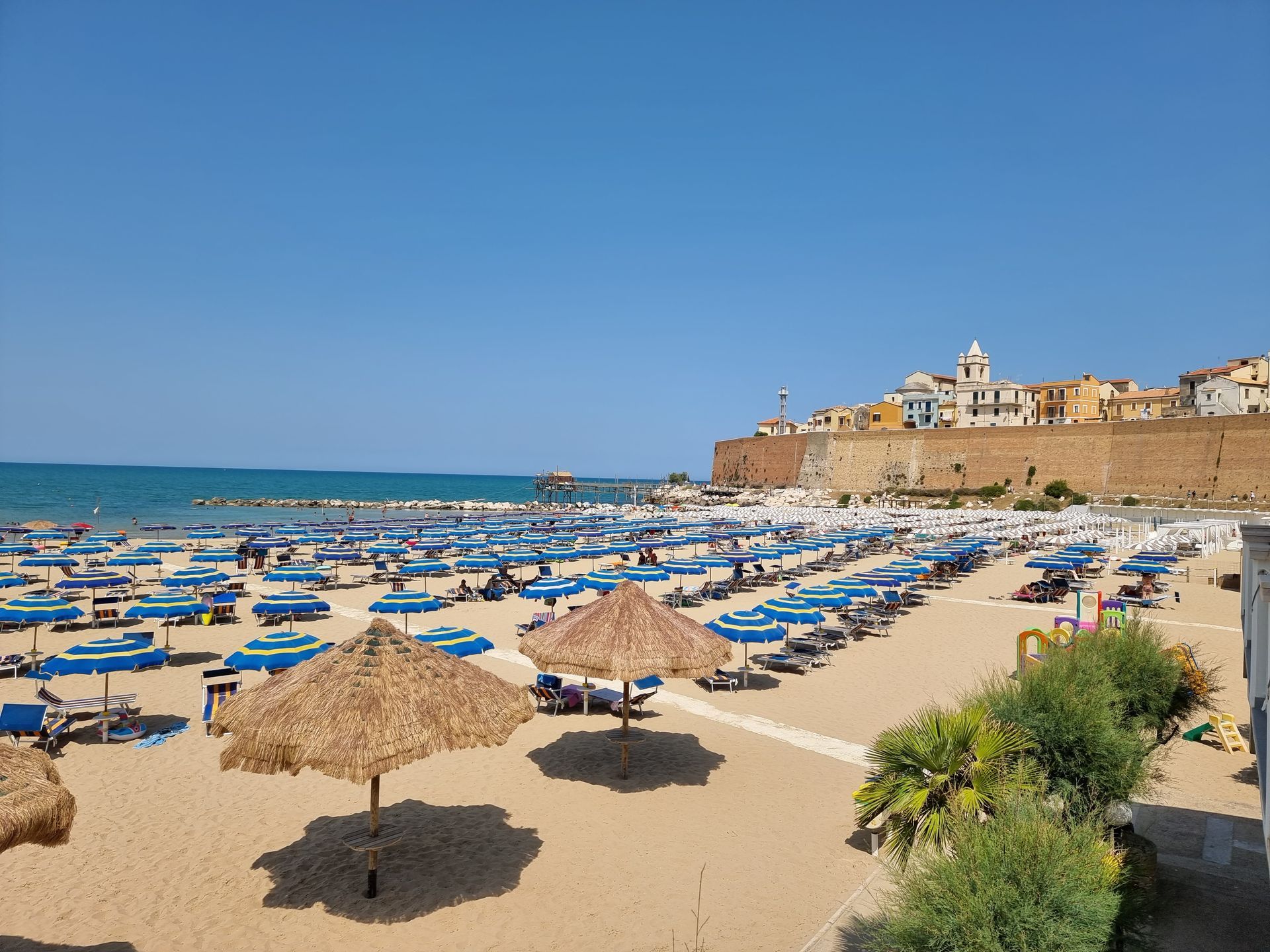 Strand Molise, Italien