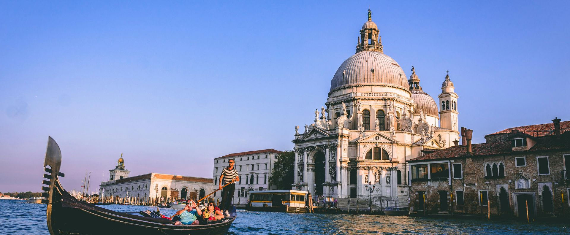 Gondel in Venedig, PKW Reise Italien, Norditalien