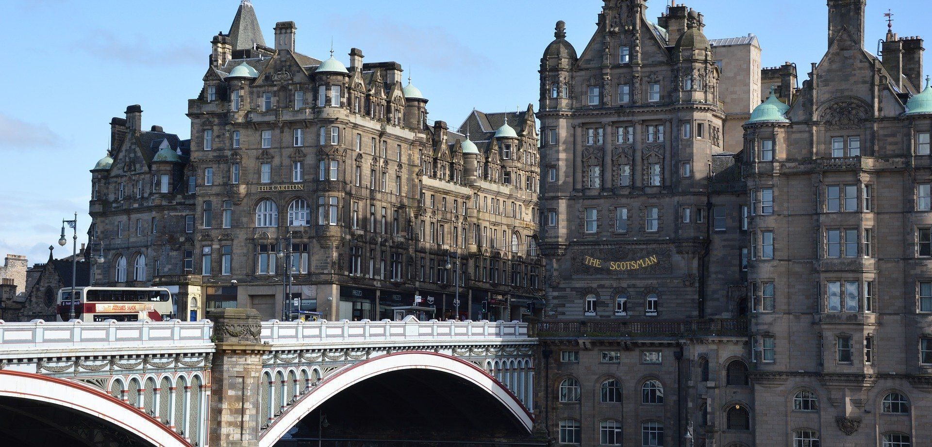 Brücke in Edinburgh, Schottland