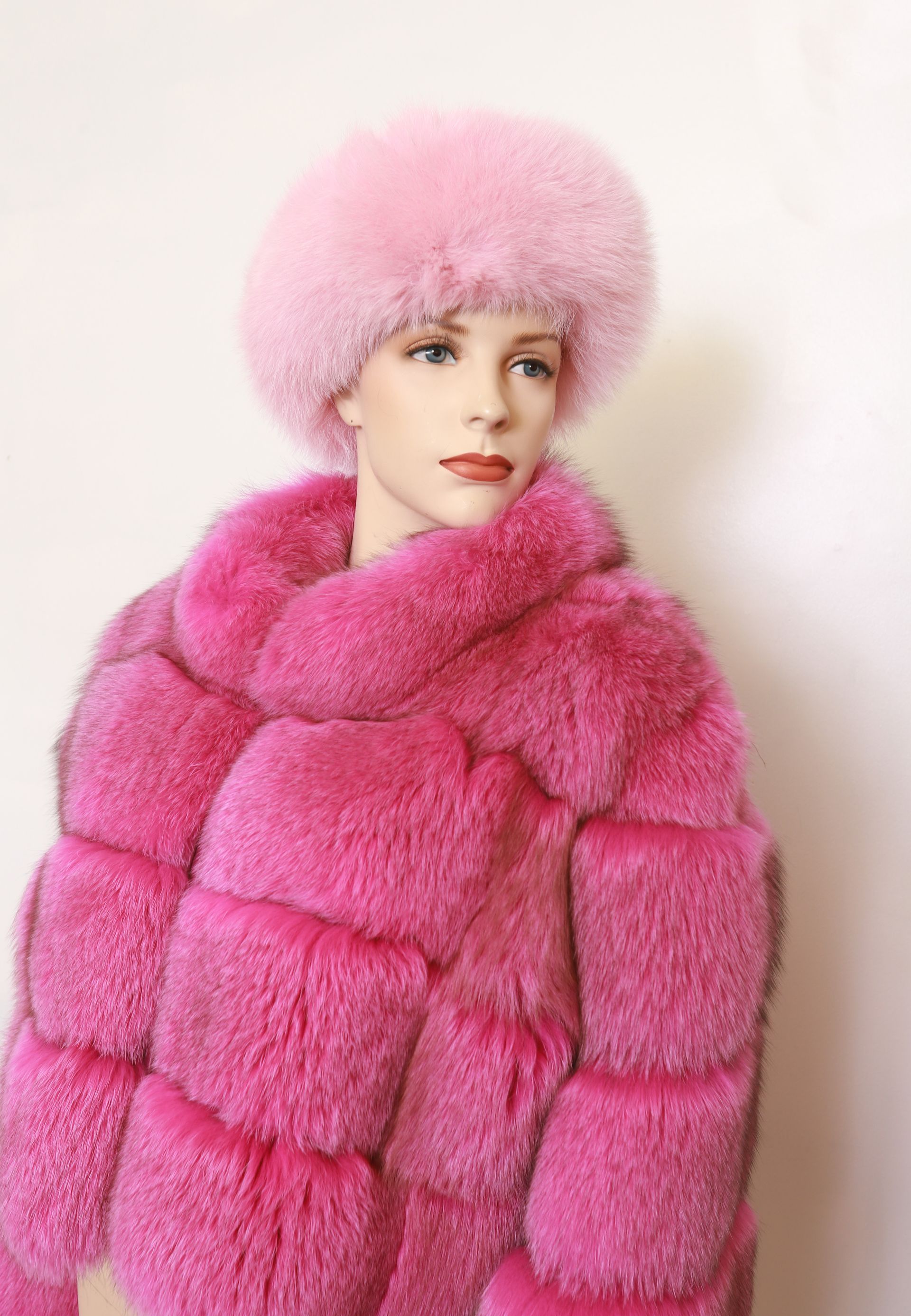 Fuchsia Fox Crop Jacket — Bethesda, MD — JS Furs