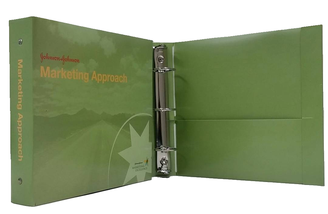 Custom paperboard binder with full-color branding – Sacramento