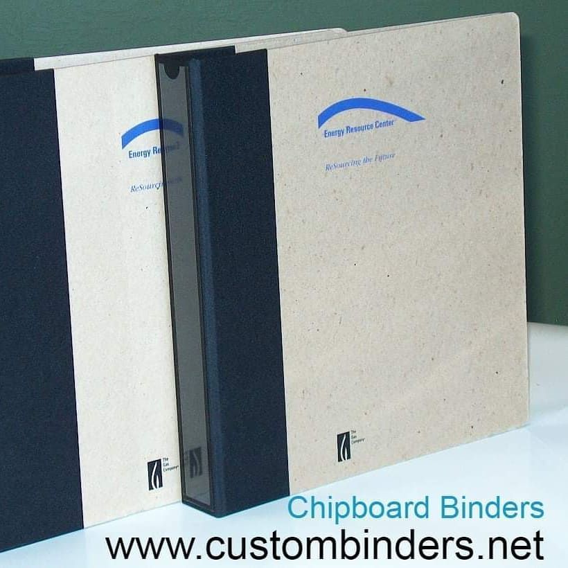 custom printed binder featuring eco-conscious design elements