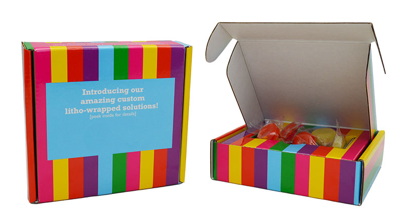 Custom branded packaging box with full-color printing – Sacramento