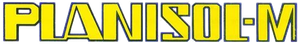 Yellow-and-black “PIANISOL-M” logo text on a white background