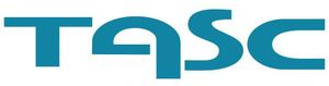Teal TASC logo on a white background