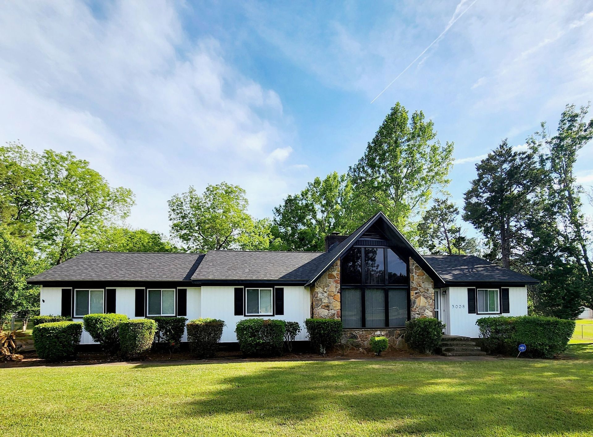 Residential home exterior with professionally installed siding