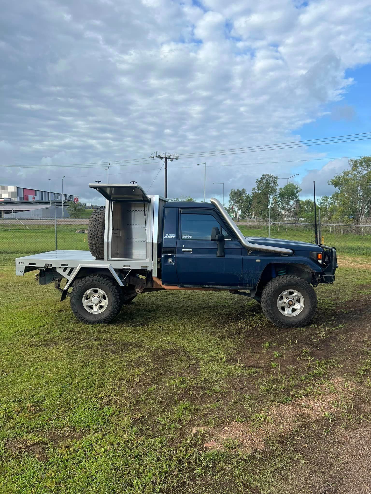 Pick Up Truck In An Open Area — Metal Fabrication In Yarrawonga, NT