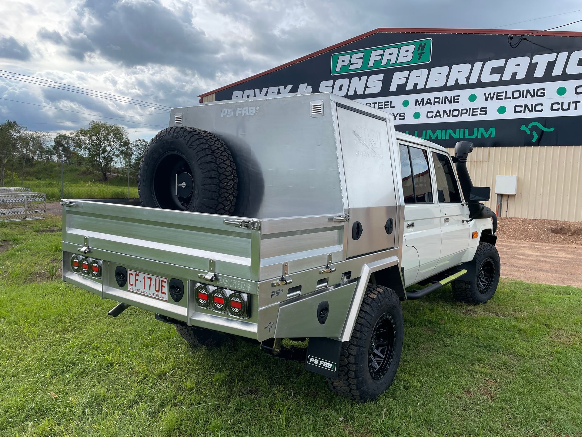 Empty Ute Canopy — Metal Fabrication In Yarrawonga, NT