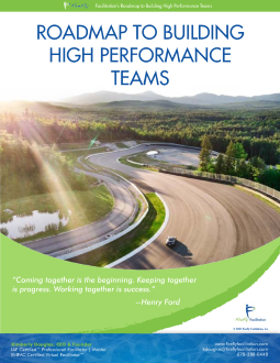Roadmap cover page to High Performance Teams ebook Kimberly Douglas