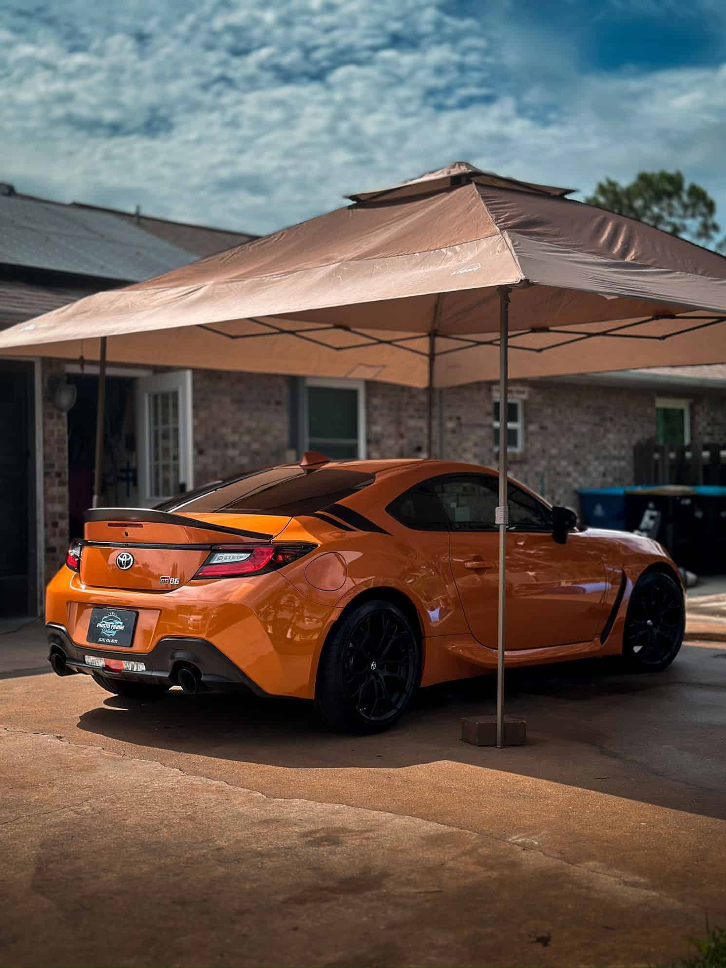 Orange Toyota GR86 10th Anniversary Edition