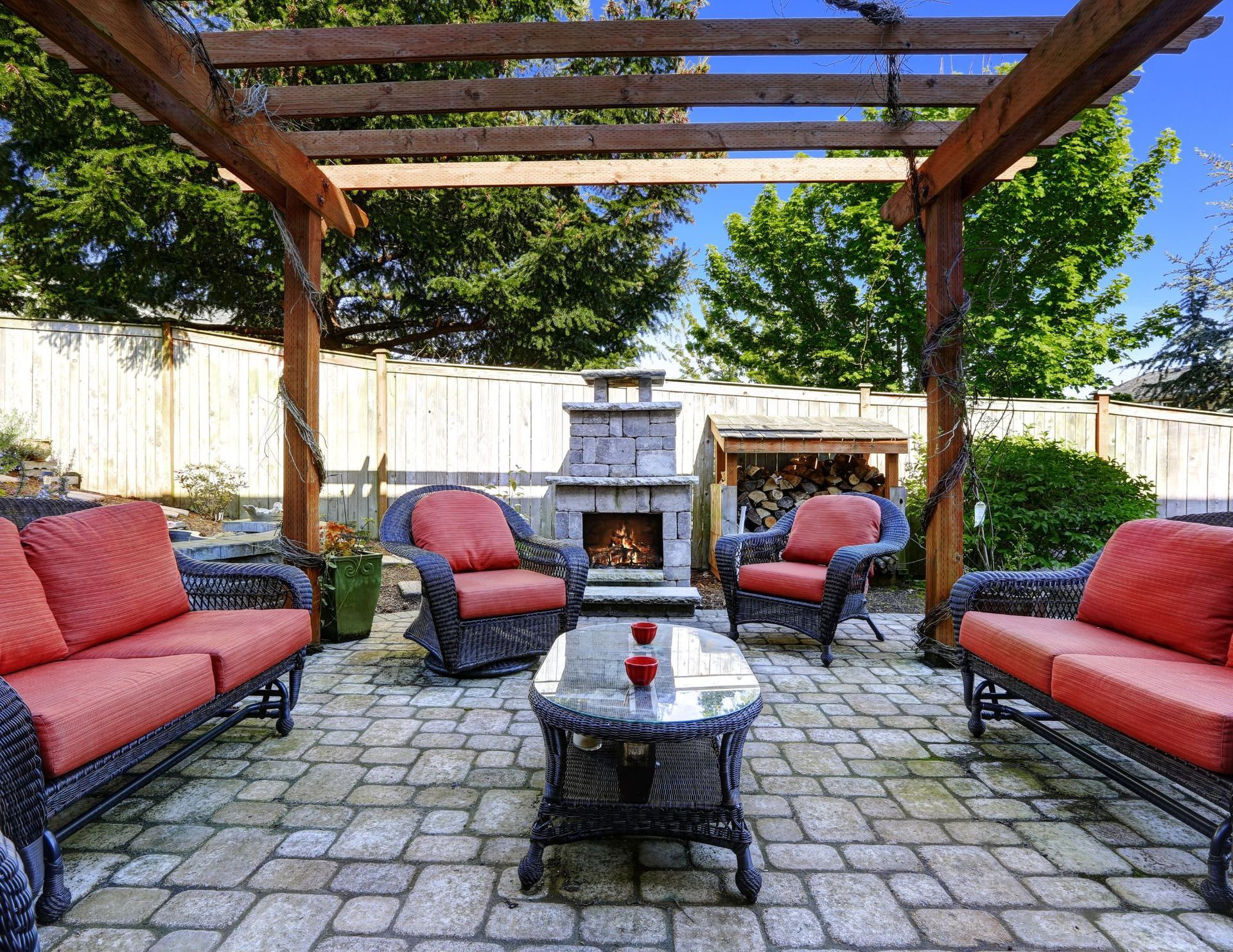 outdoor landscape construction project in Halifax