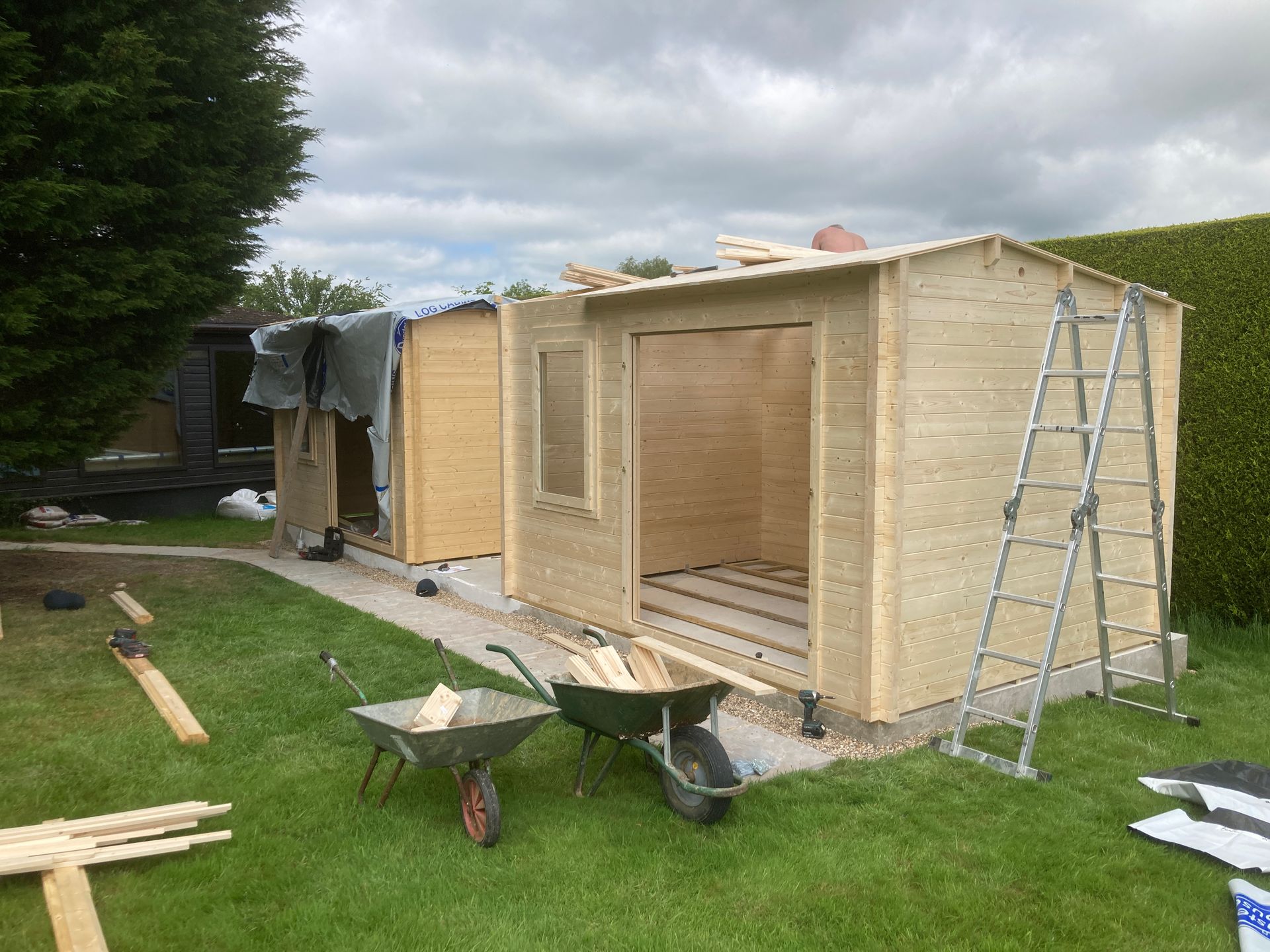 shed before completion