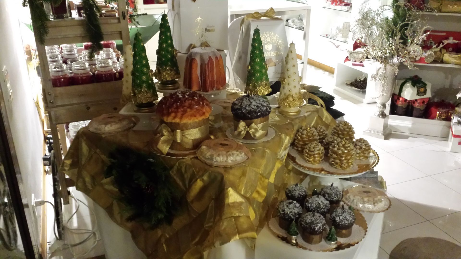 dolci e decorazioni per festività