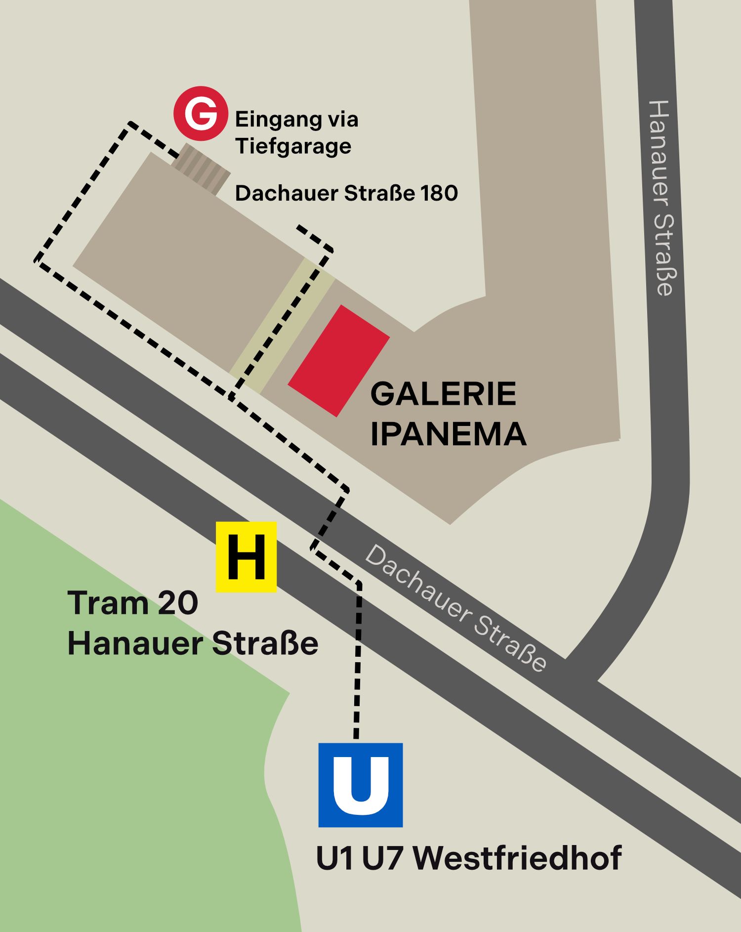 GALERIE IPANEMA Lageplan