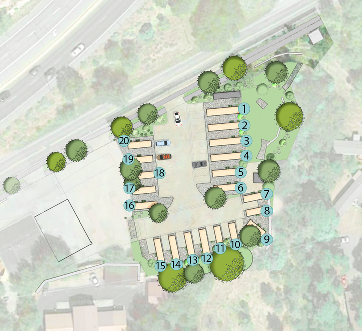 Digital image of layout of Animas Mountain 