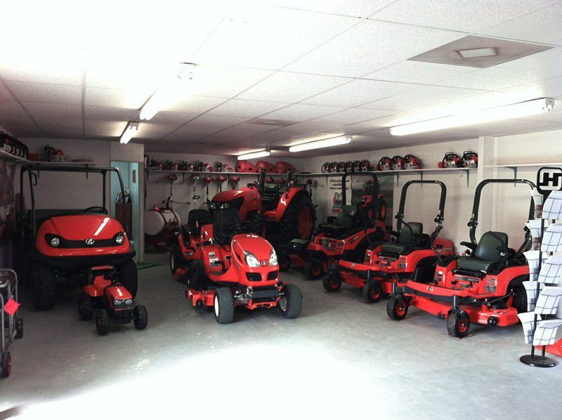 lawn equipment showroom