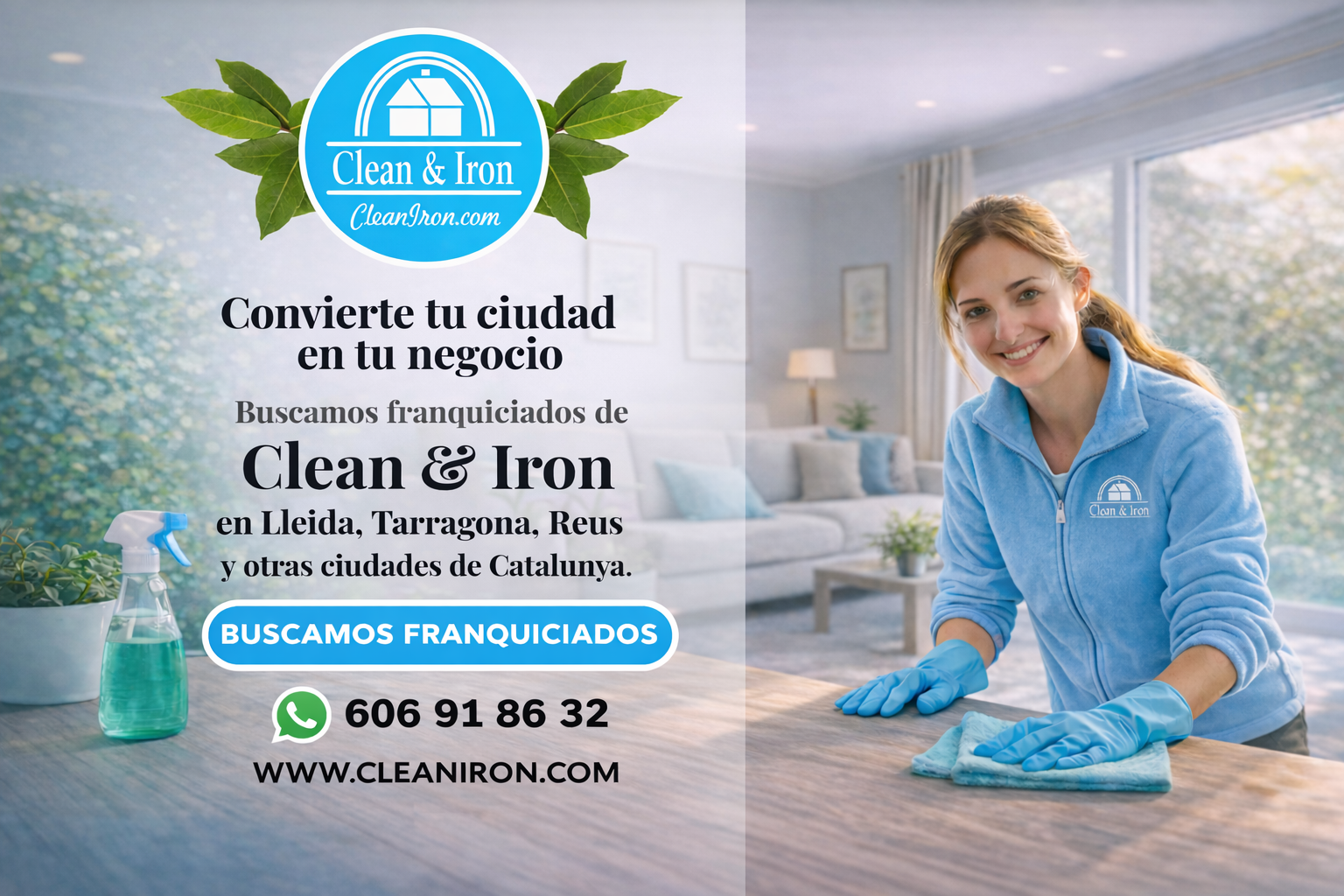 Buscamos franquiciados. Clean & Iron Service