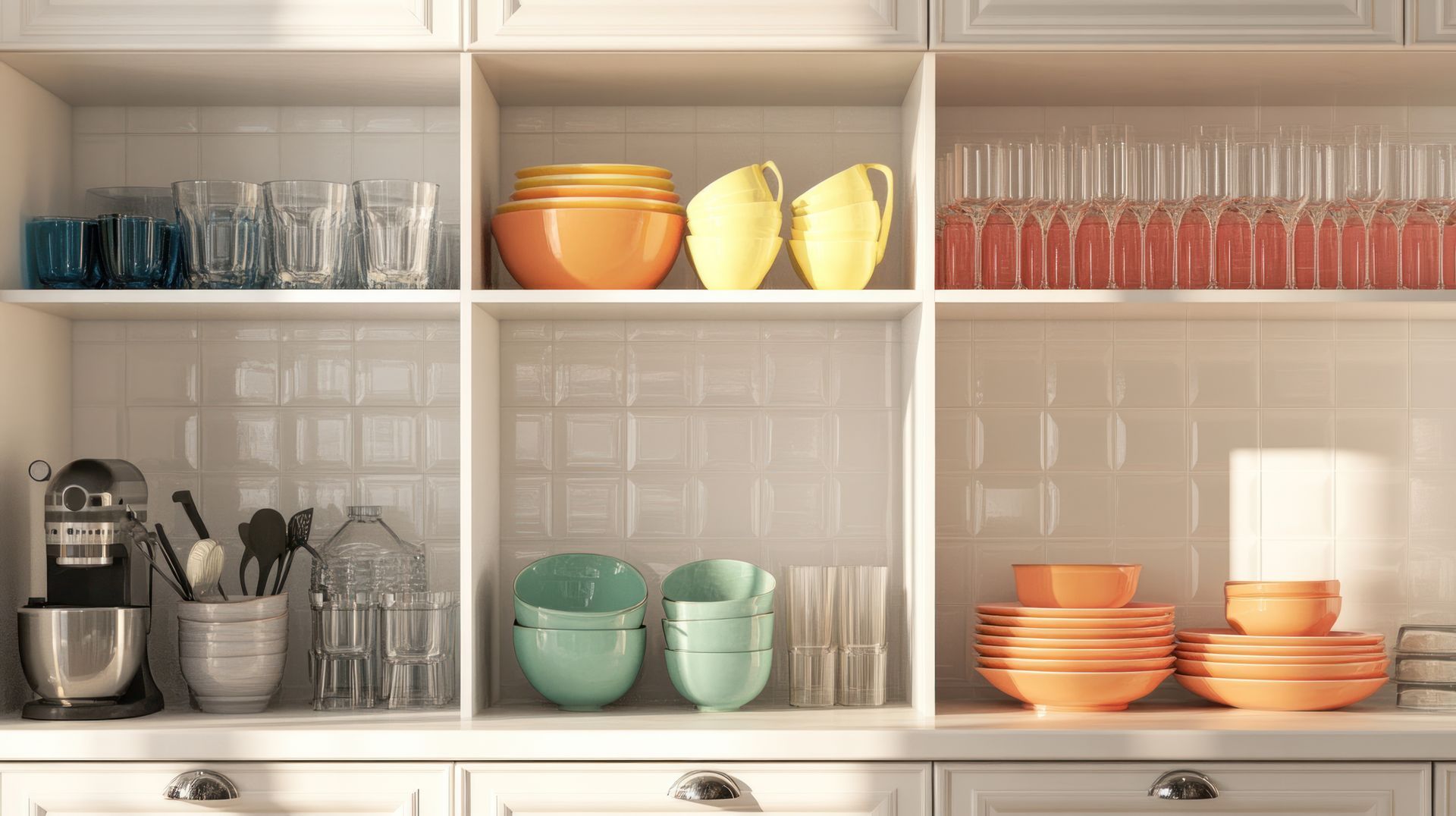 Cocina ordenada con clean and iron