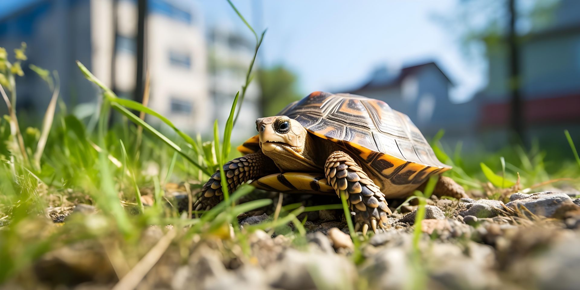 Una tortuga en casa
