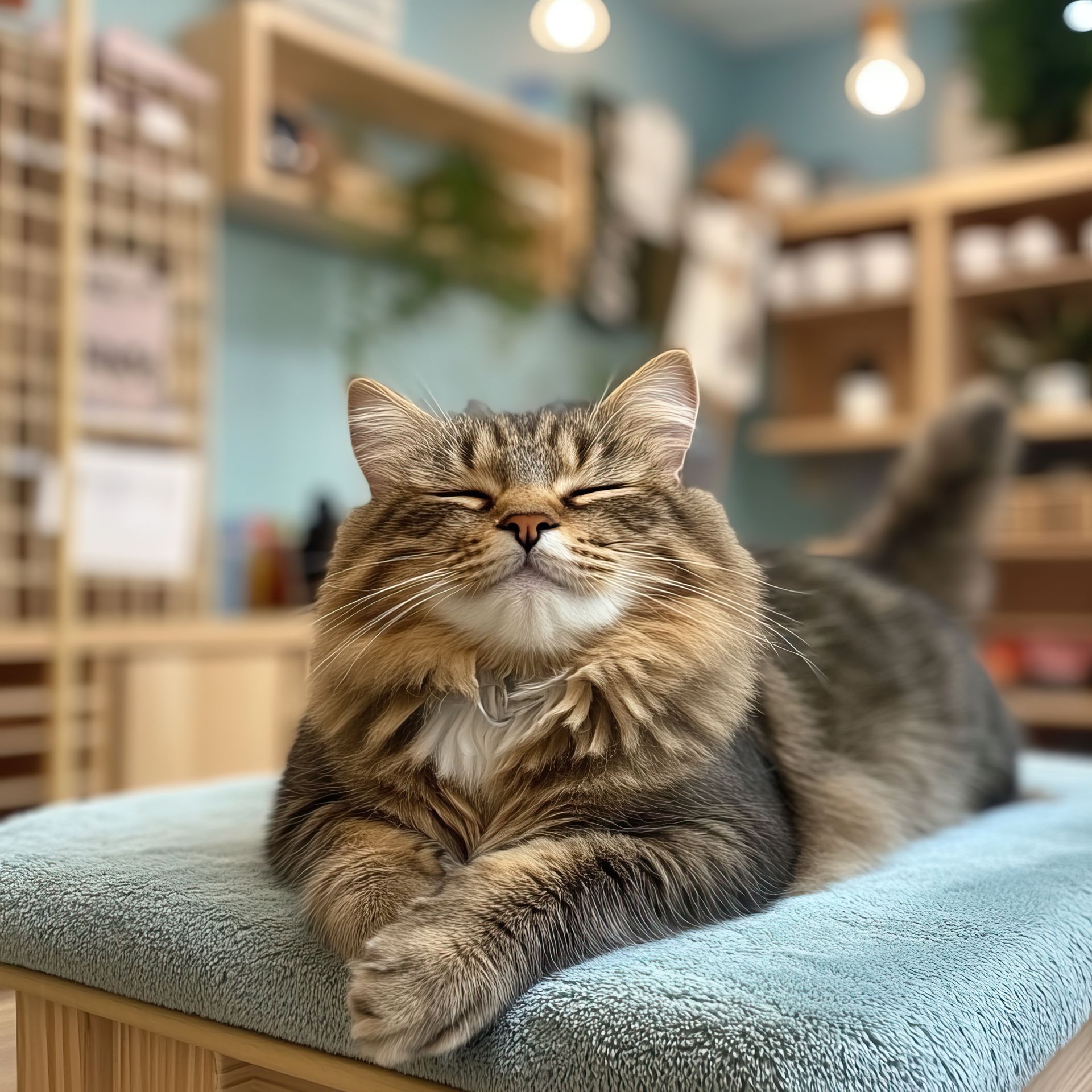 Gato en casa