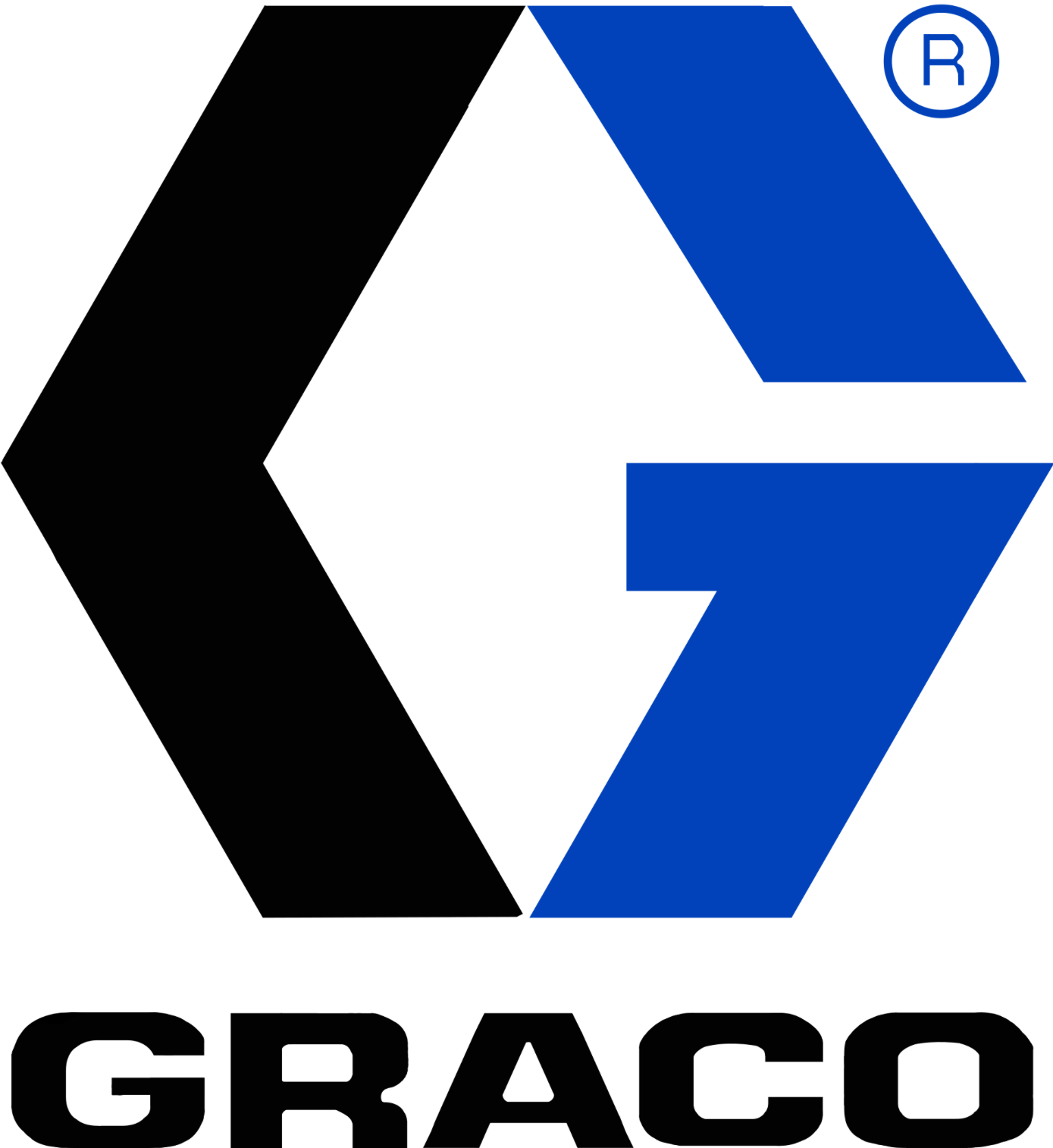 Blue and black Graco Logo