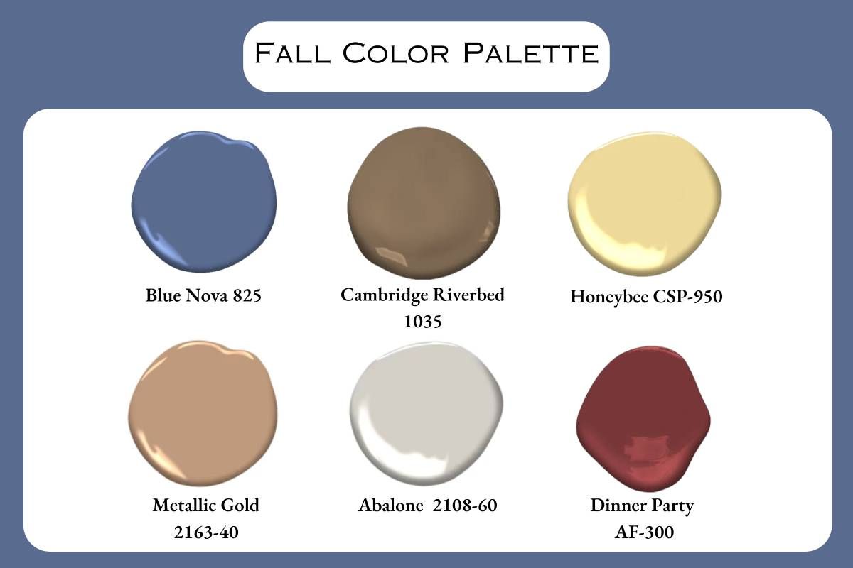 Stevens Paint & Blinds Fall Color Palette near Vestal & Corning, New York (NY)