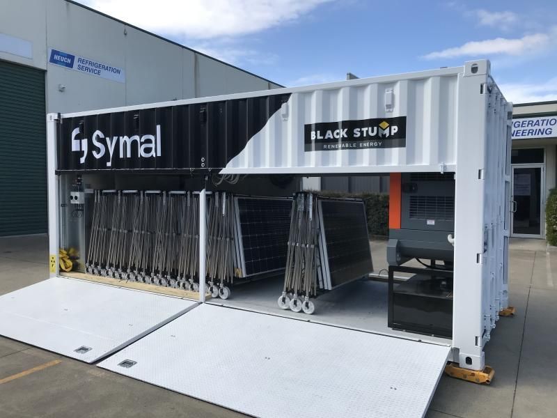 Solarator Fold-Out 50+ kVa replaced traditional diesel at Barwon, VIC