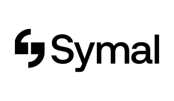 Logo for Symal, a company. The logo consists of a stylized “S” graphic and the word “Symal” in black.