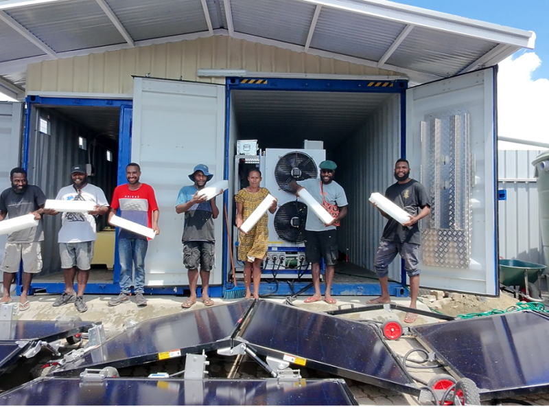 Solar-powered livelihood opportunities for local fishing SMEs in Papua New Guinea