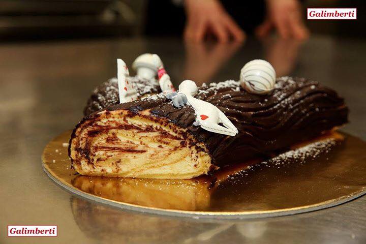 dolce tronchetto di Natale